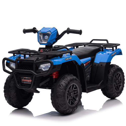 12V Kids Ride On Car, 6 Wheel Electric Toy for Kids Ages 3-8 with Bluetooth Music, LED Lights, Remote Control, Rear Cargo Bed, Dual Motors, Kids Ride On Toy Car for Toddlers