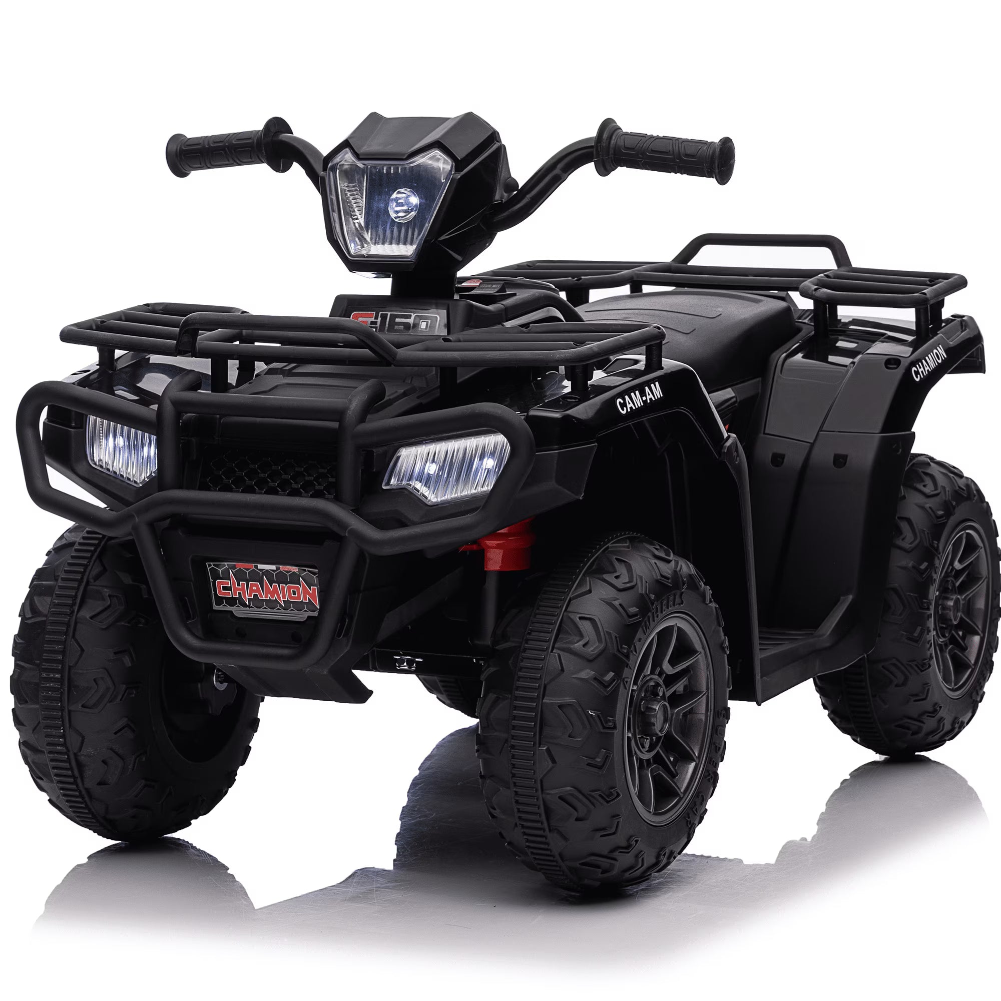 12V Kids Ride On Car, 6 Wheel Electric Toy for Kids Ages 3-8 with Bluetooth Music, LED Lights, Remote Control, Rear Cargo Bed, Dual Motors, Kids Ride On Toy Car for Toddlers