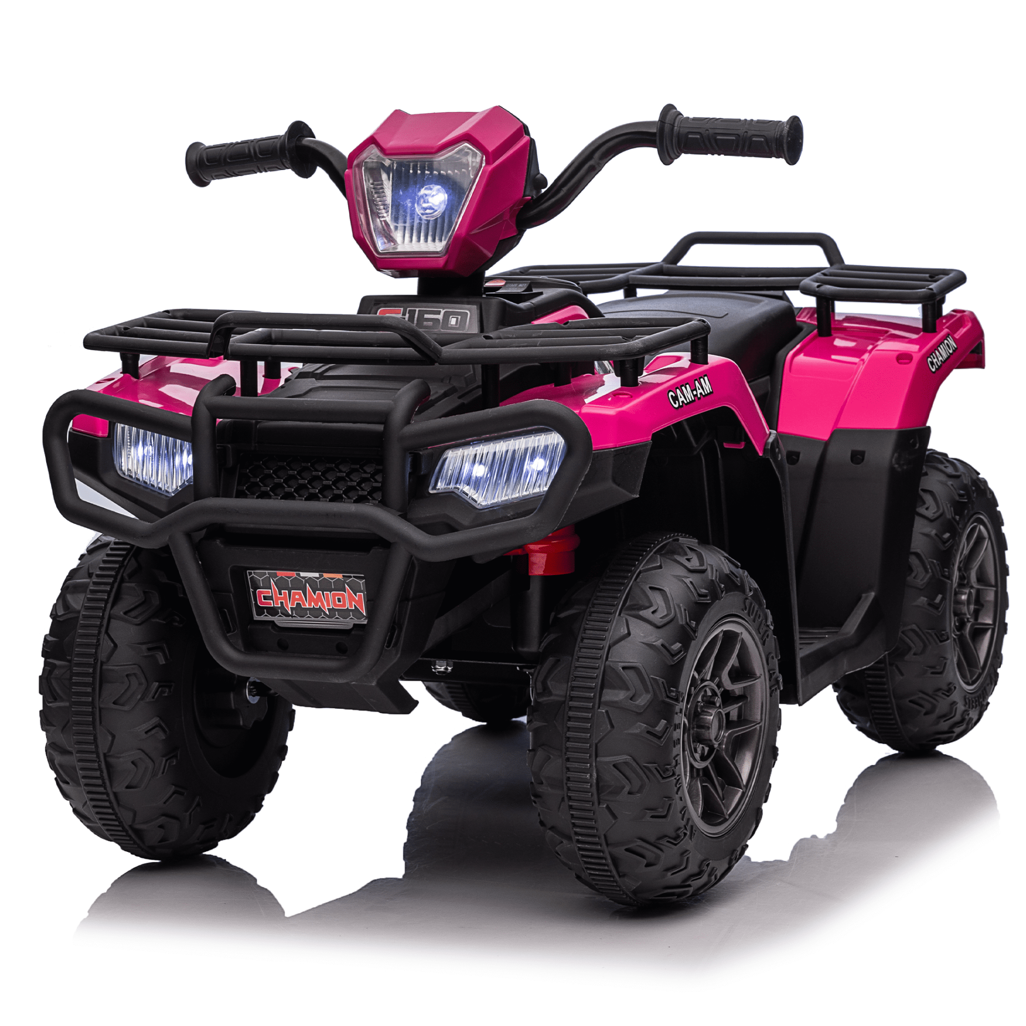 12V Kids Ride On Car, 6 Wheel Electric Toy for Kids Ages 3-8 with Bluetooth Music, LED Lights, Remote Control, Rear Cargo Bed, Dual Motors, Kids Ride On Toy Car for Toddlers