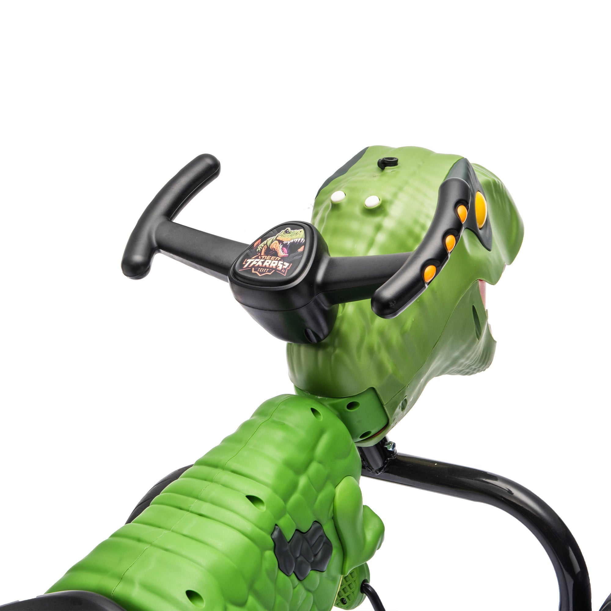 Dinosaur Pedal Drift Car for Kids 3-6, Water Spray, LED Lights, Music & Roaring Sounds, PP+EVA Wheels, Human-Powered Ride-On Toy, Up to 66 lbs, Interactive Dino Ride