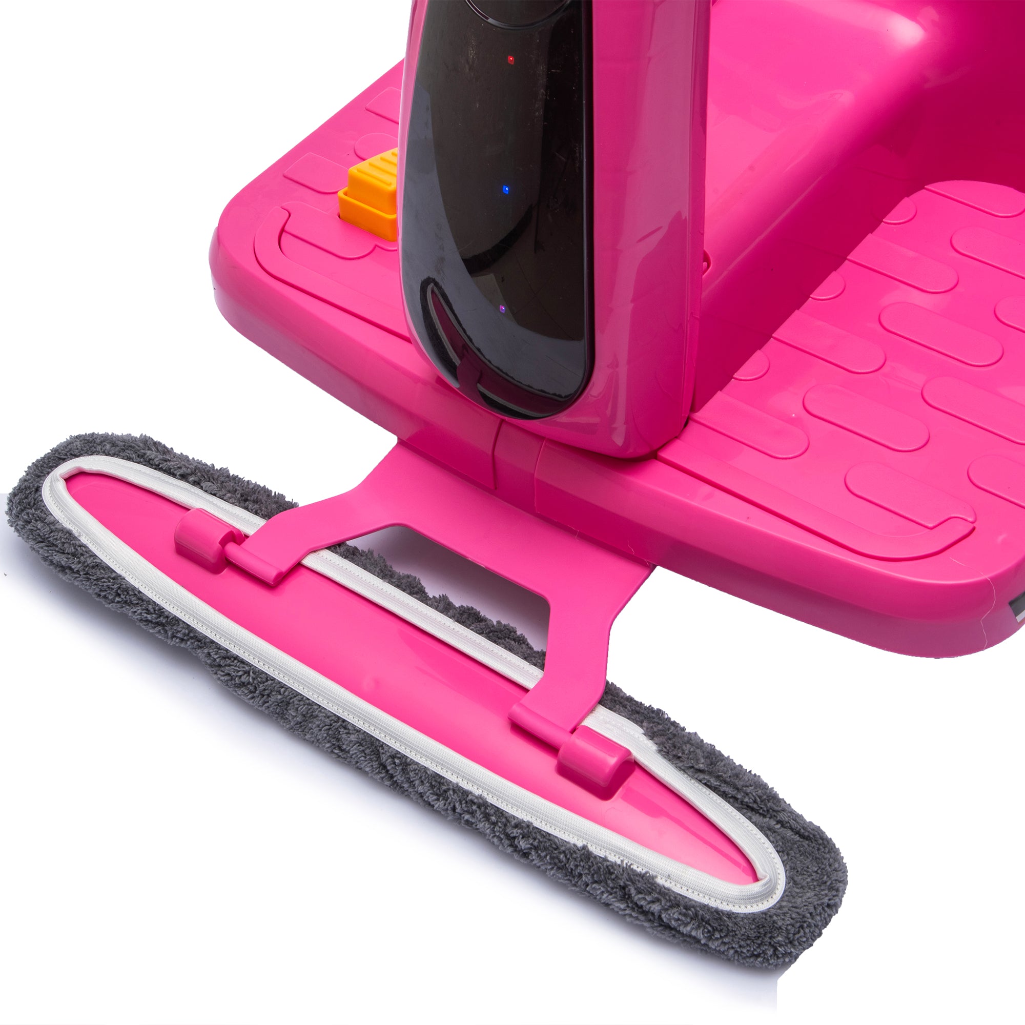 12V Power Ride On Toy with Remote Control, 360° Spin Scooter Ride On Cars for Kid with Bluetooth Music, Indoor Floor Mop & Inflatable Dinosaur, Battery Powered Ride On Cars for Toddlers Age 2-4, Pink