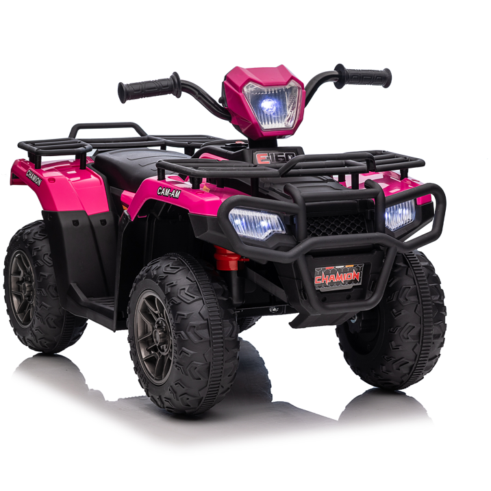 12V Kids Ride On Car, 6 Wheel Electric Toy for Kids Ages 3-8 with Bluetooth Music, LED Lights, Remote Control, Rear Cargo Bed, Dual Motors, Kids Ride On Toy Car for Toddlers