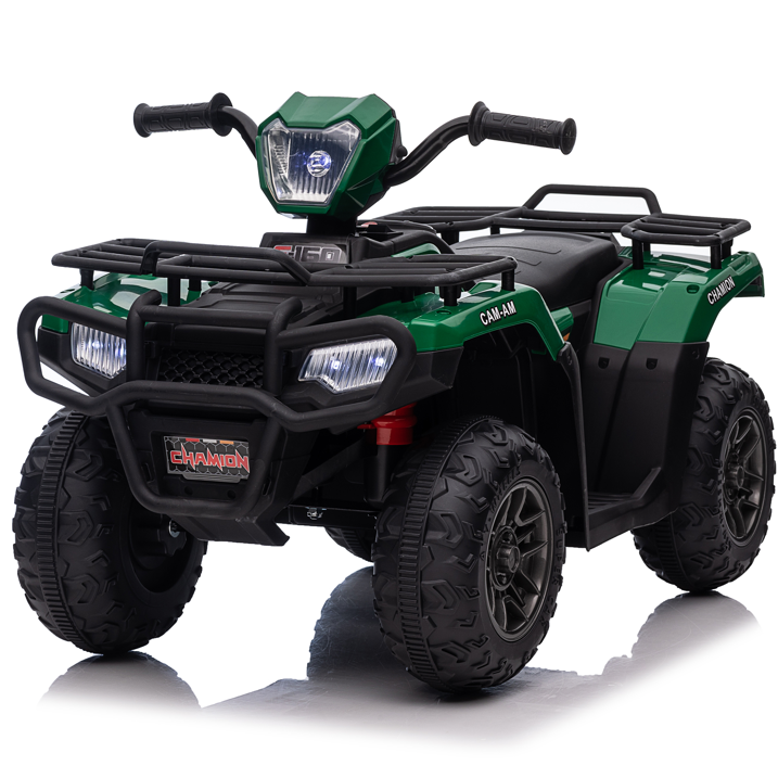 12V Kids Ride On Car, 6 Wheel Electric Toy for Kids Ages 3-8 with Bluetooth Music, LED Lights, Remote Control, Rear Cargo Bed, Dual Motors, Kids Ride On Toy Car for Toddlers