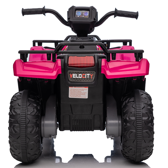 12V Kids Ride On Car, 6 Wheel Electric Toy for Kids Ages 3-8 with Bluetooth Music, LED Lights, Remote Control, Rear Cargo Bed, Dual Motors, Kids Ride On Toy Car for Toddlers